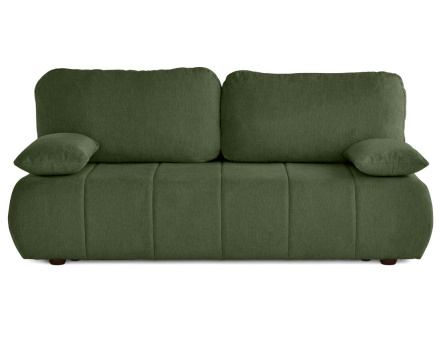 Canapé droit 3 places convertible avec coffre en tissu texturé Harper