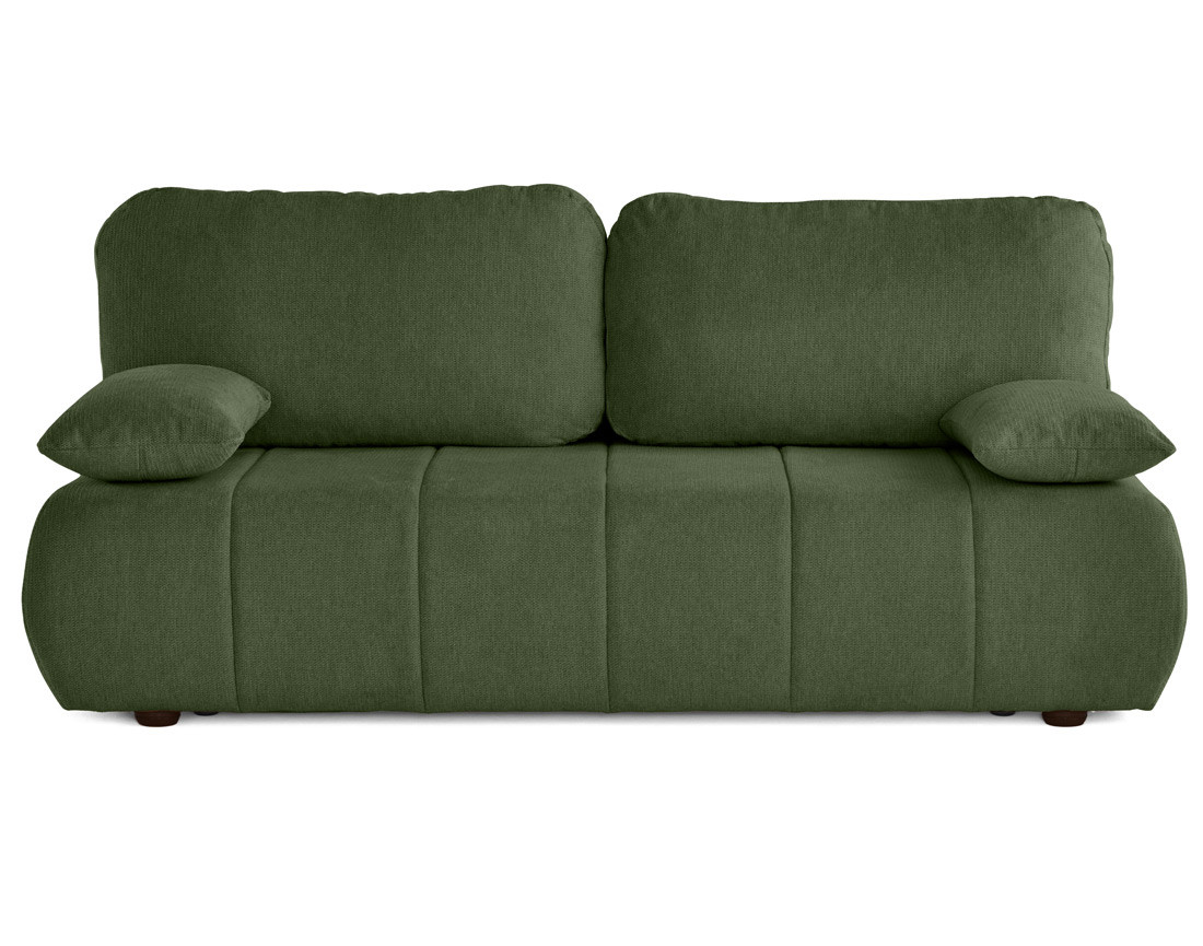 Canapé droit 3 places convertible avec coffre en tissu texturé Harper