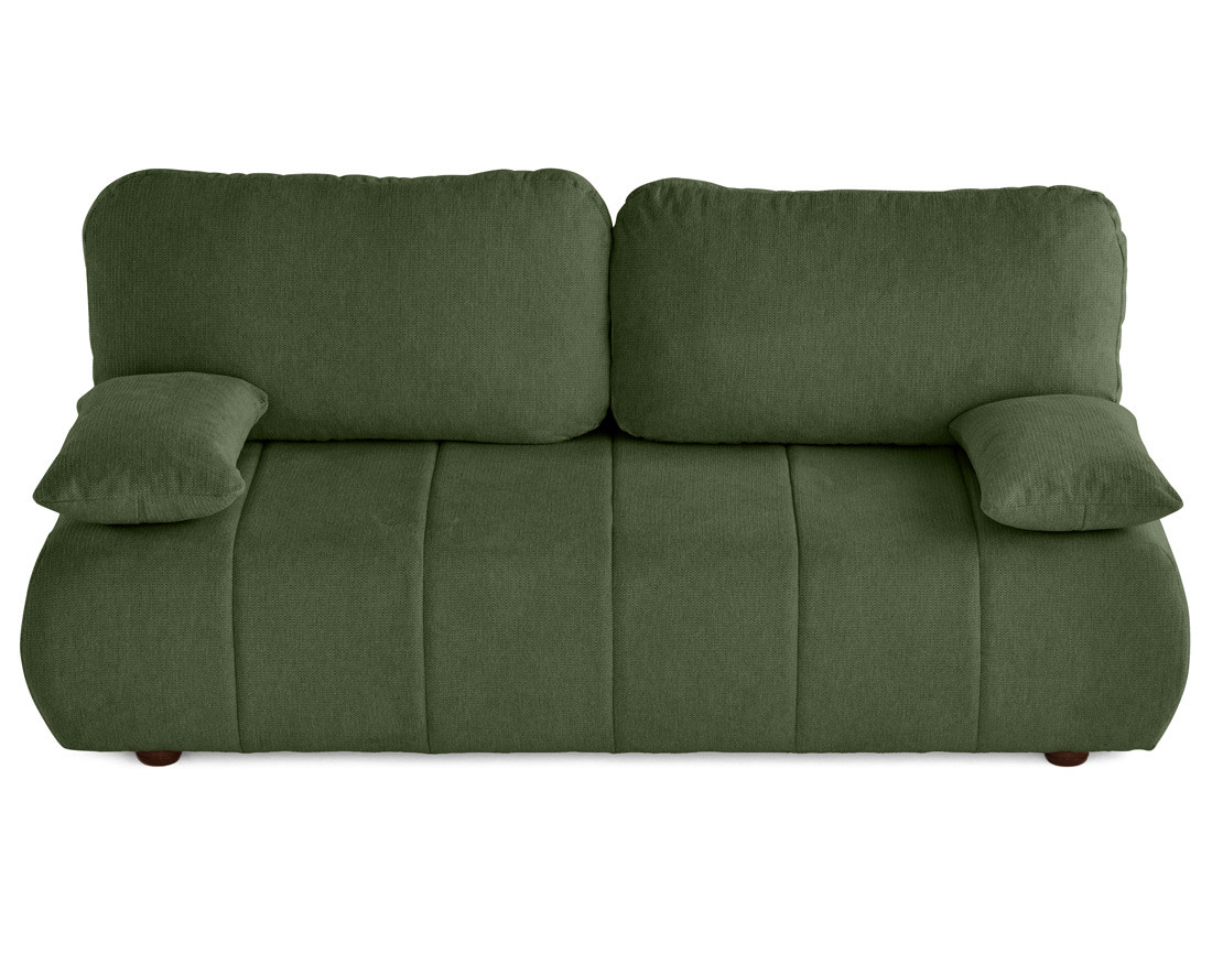 Canapé droit 3 places convertible avec coffre en tissu texturé Harper