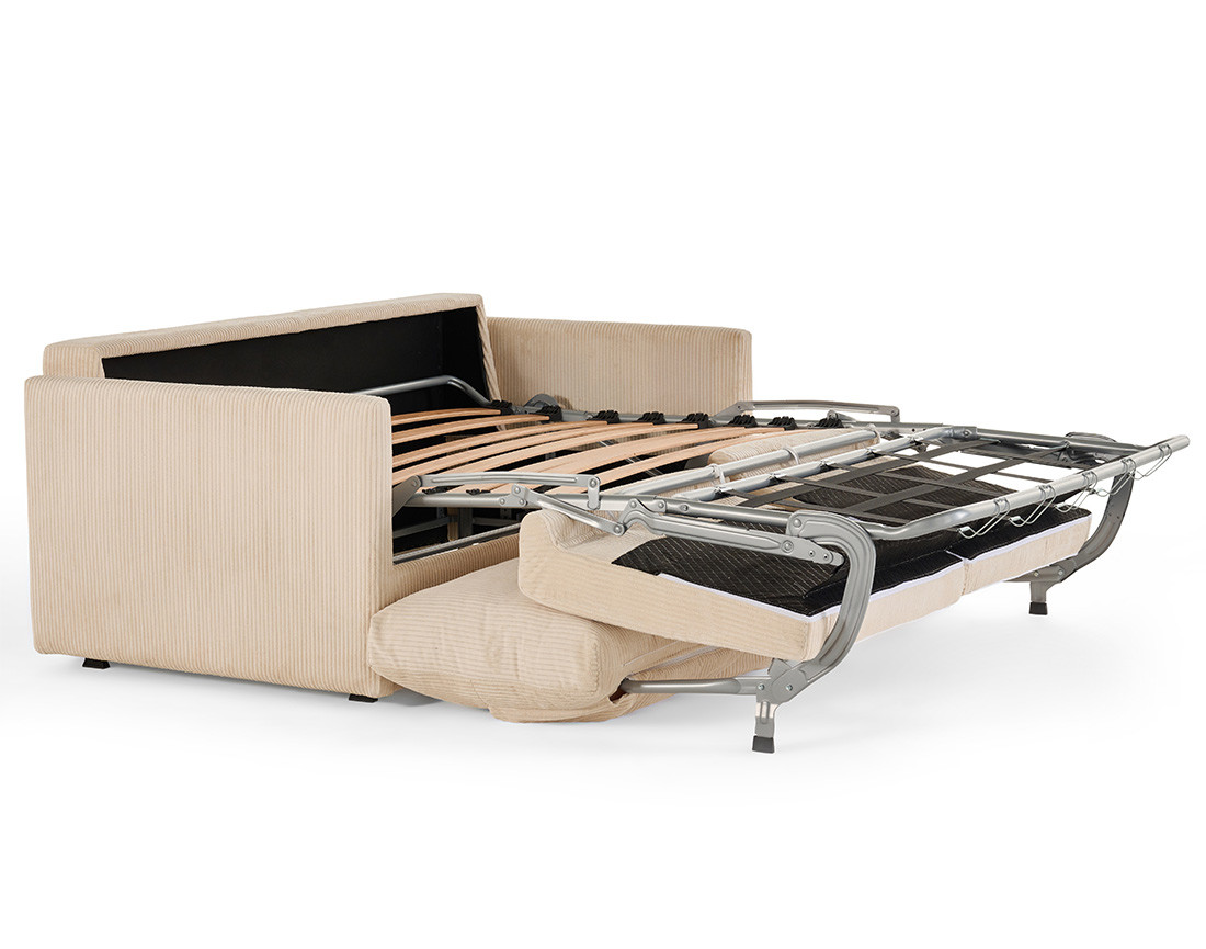 Canapé 3 places convertible express quotidien en velours côtelé Ottawa