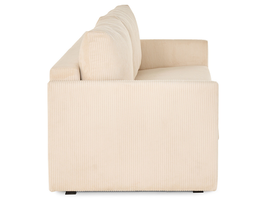 Canapé 3 places convertible express quotidien en velours côtelé Ottawa