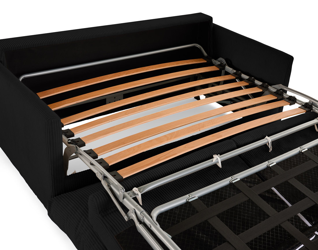 Canapé 3 places convertible express quotidien en velours côtelé Ottawa