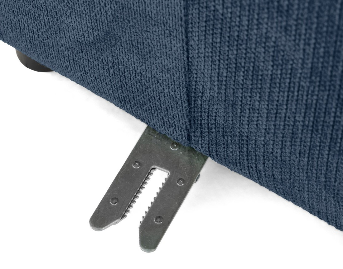 Module d'assise droit en tissu texturé Debbie