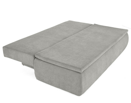 Canapé 3 places convertible avec coffre en velours texturé Kurt