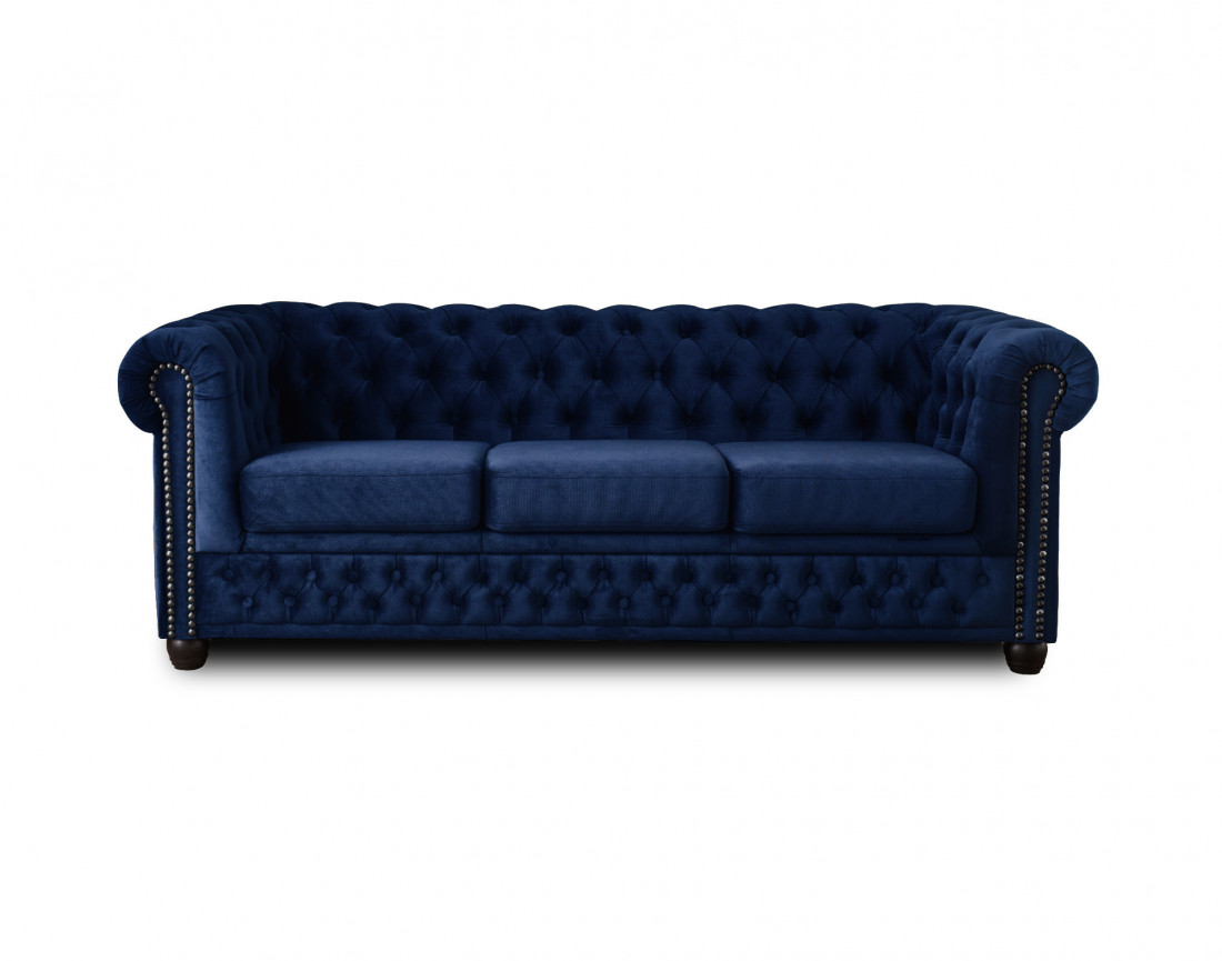Canapé Chesterfield 3 places en velours William