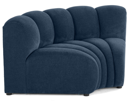 Module d'angle réversible en tissu texturé Debbie