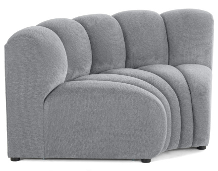 Module d'angle réversible en tissu texturé Debbie