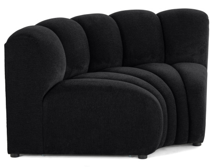 Module d'angle réversible en tissu texturé Debbie