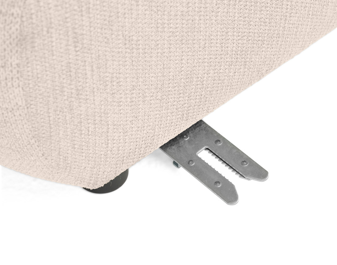Module d'angle réversible en tissu texturé Debbie