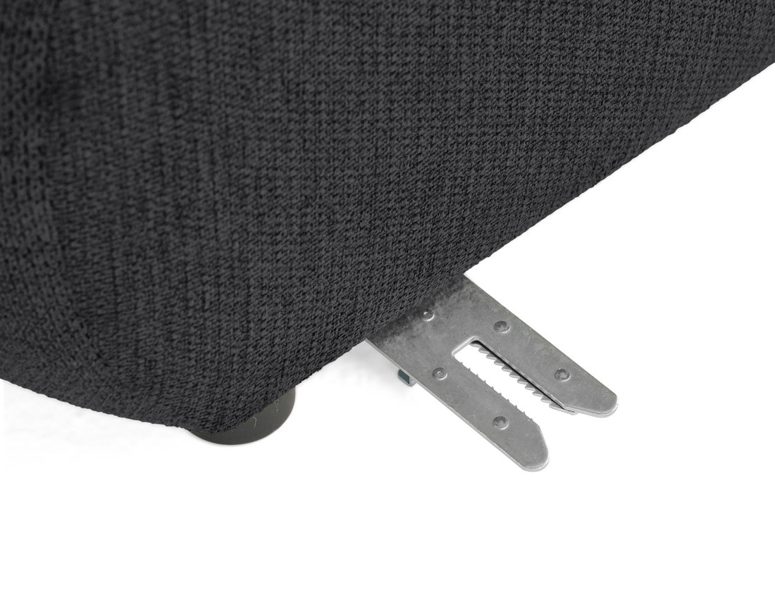 Module d'angle réversible en tissu texturé Debbie