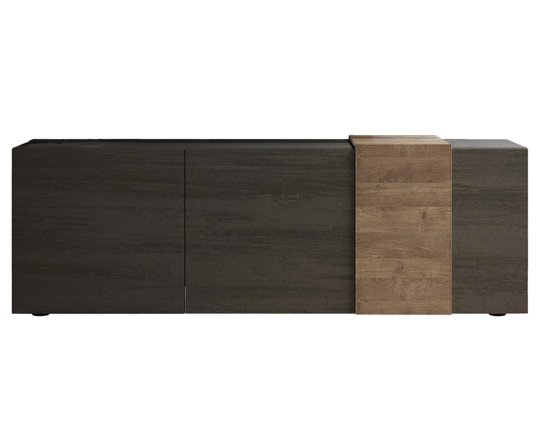 Meuble TV 3 portes 181 cm Leon