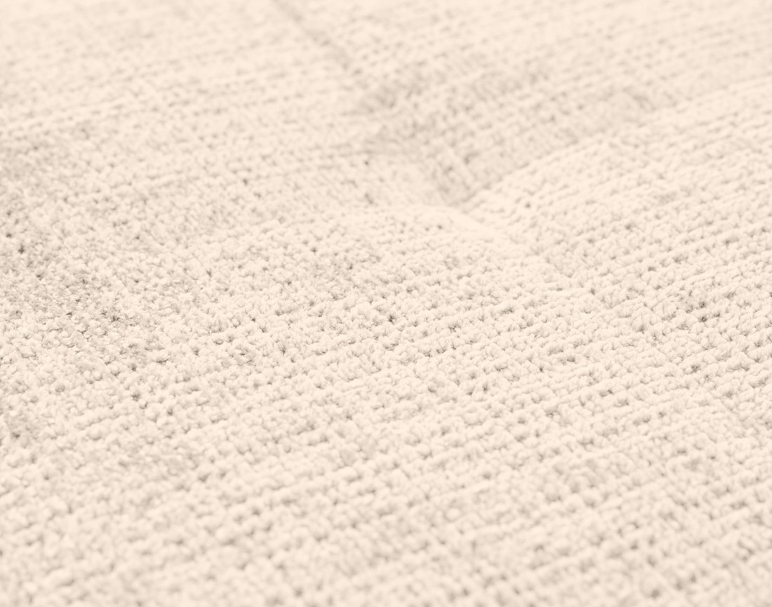 Canapé panoramique d'angle gauche 7 places en velours texturé Rune