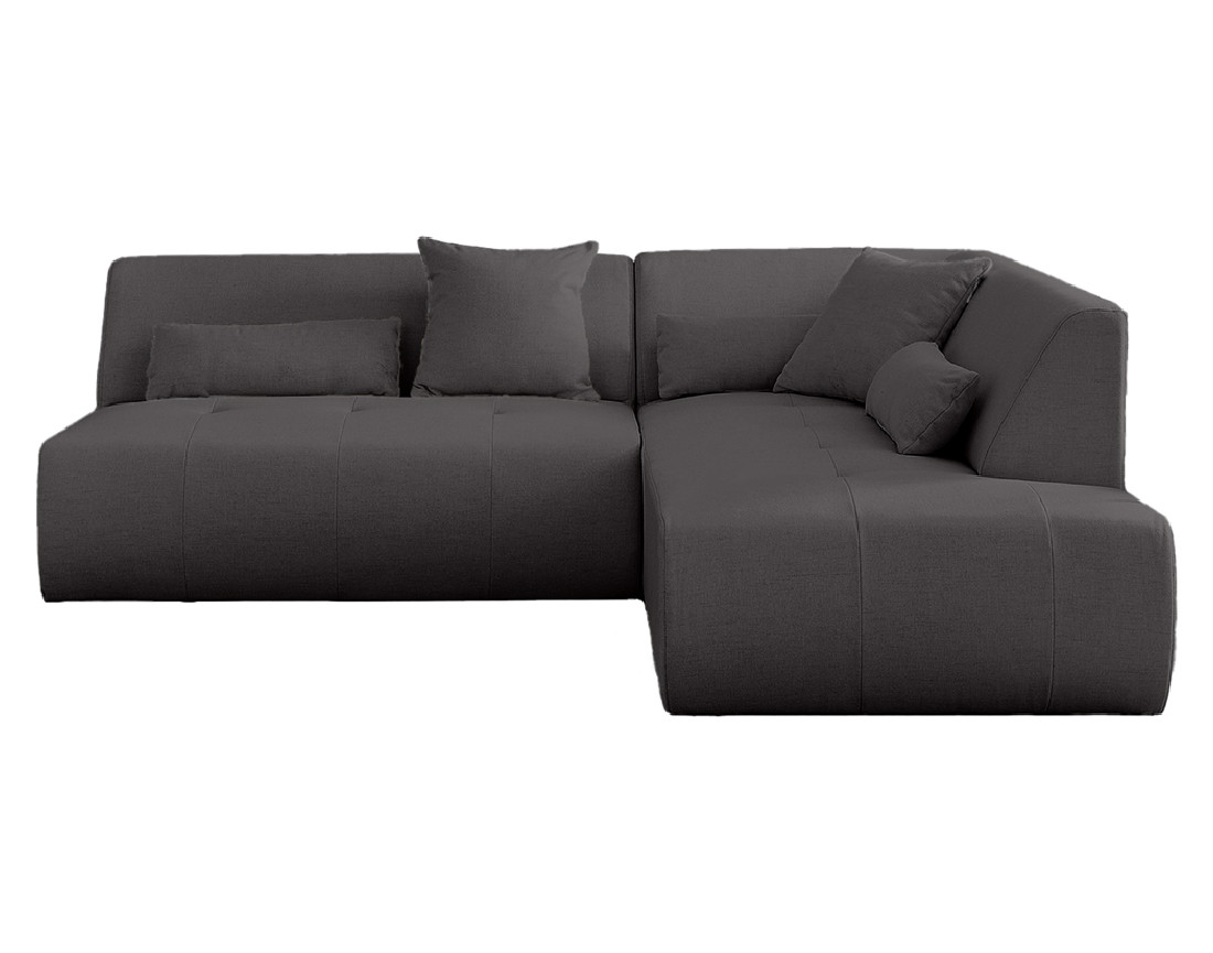 Canapé modulable d'angle droit 5 places - en tissu - Onyx
