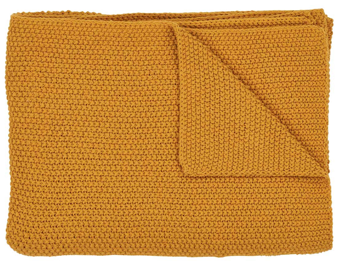 Plaid 130x170 cm en coton recyclé Adrano