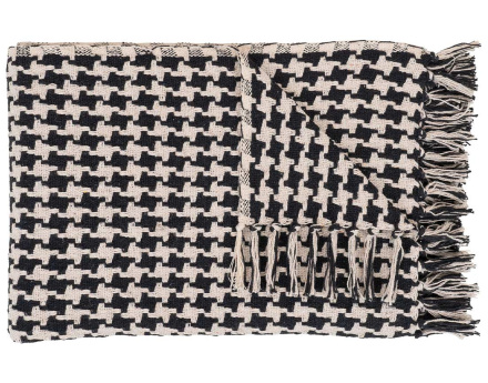 Plaid 130x180 cm en coton recyclé Eden