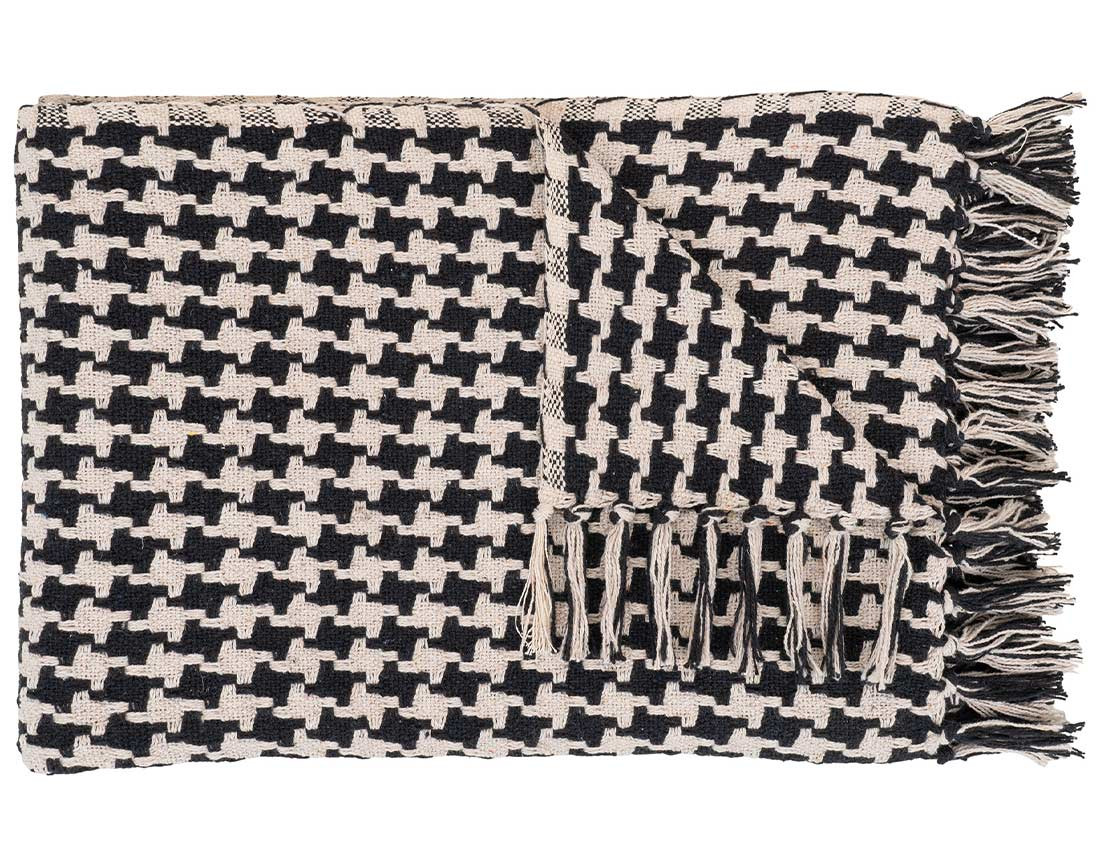 Plaid 130x180 cm en coton recyclé Eden