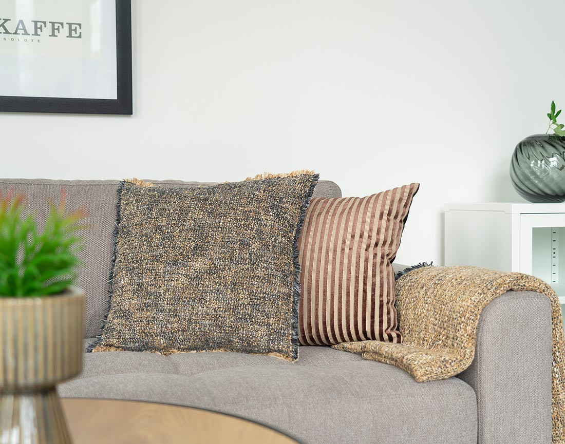 Coussin coton et polyester 45x45 cm Arusha