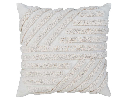 Coussin polyester et coton 45x45 cm Emilia