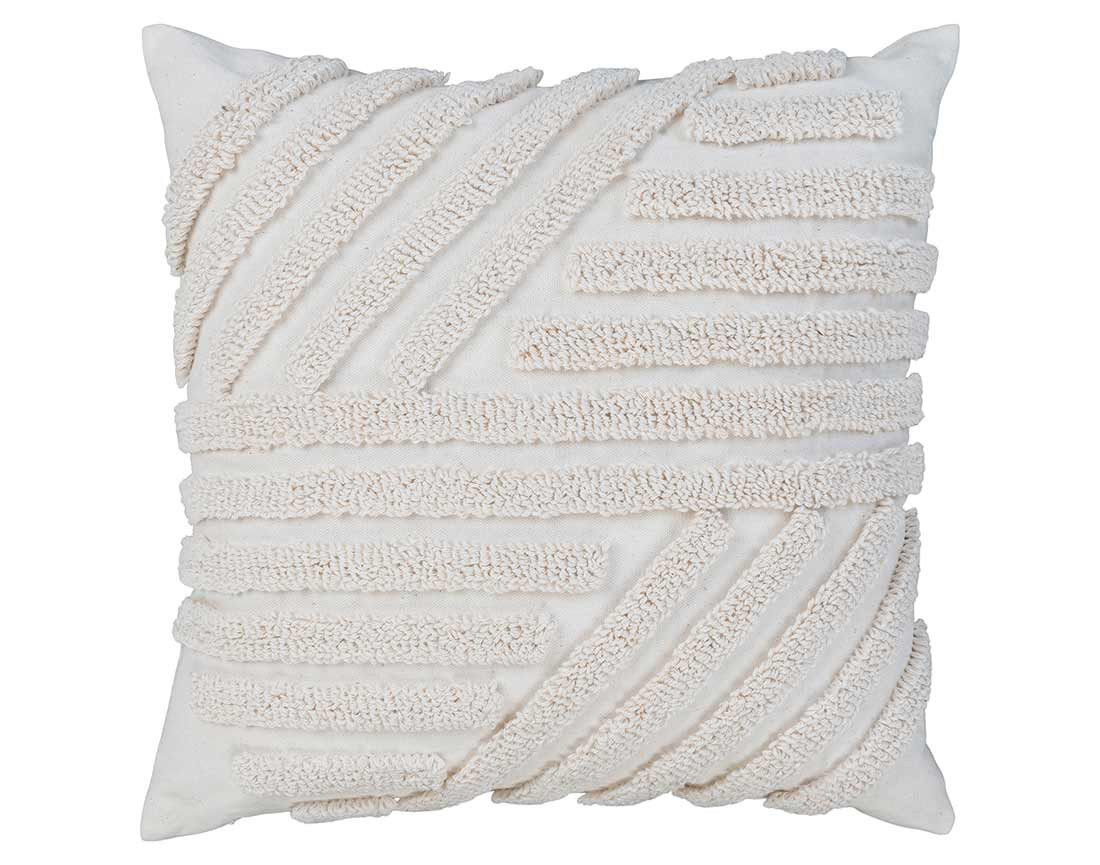 Coussin polyester et coton 45x45 cm Emilia