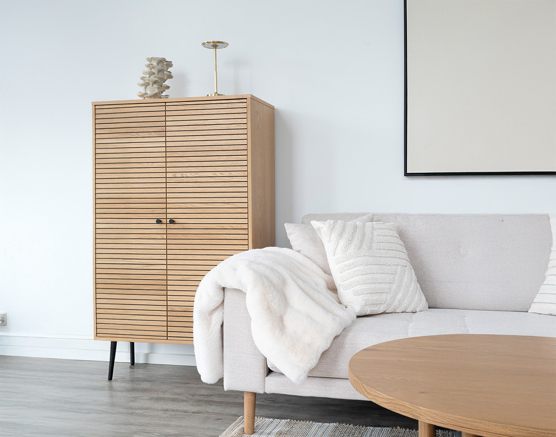 Coussin polyester et coton 45x45 cm Emilia