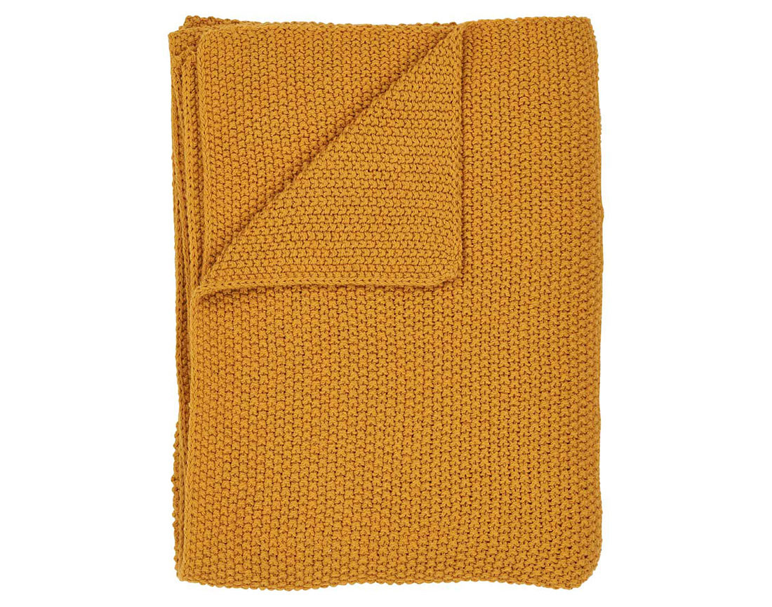 Plaid 130x170 cm en coton recyclé Adrano