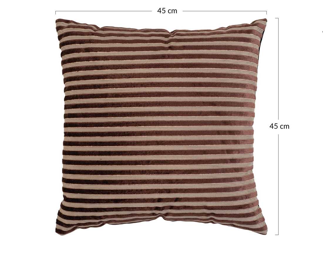 Coussin coton et polyester 45x45 cm Arusha