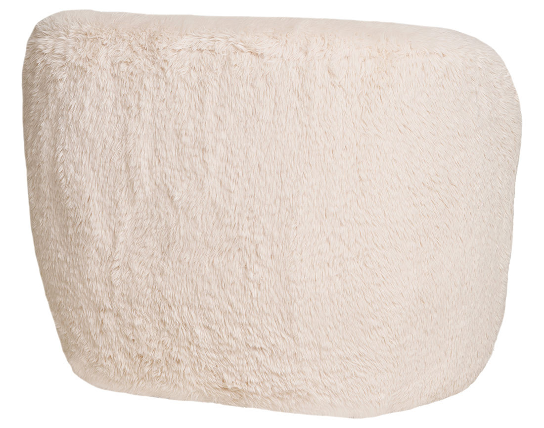 Fauteuil en fausse fourrure Maeto