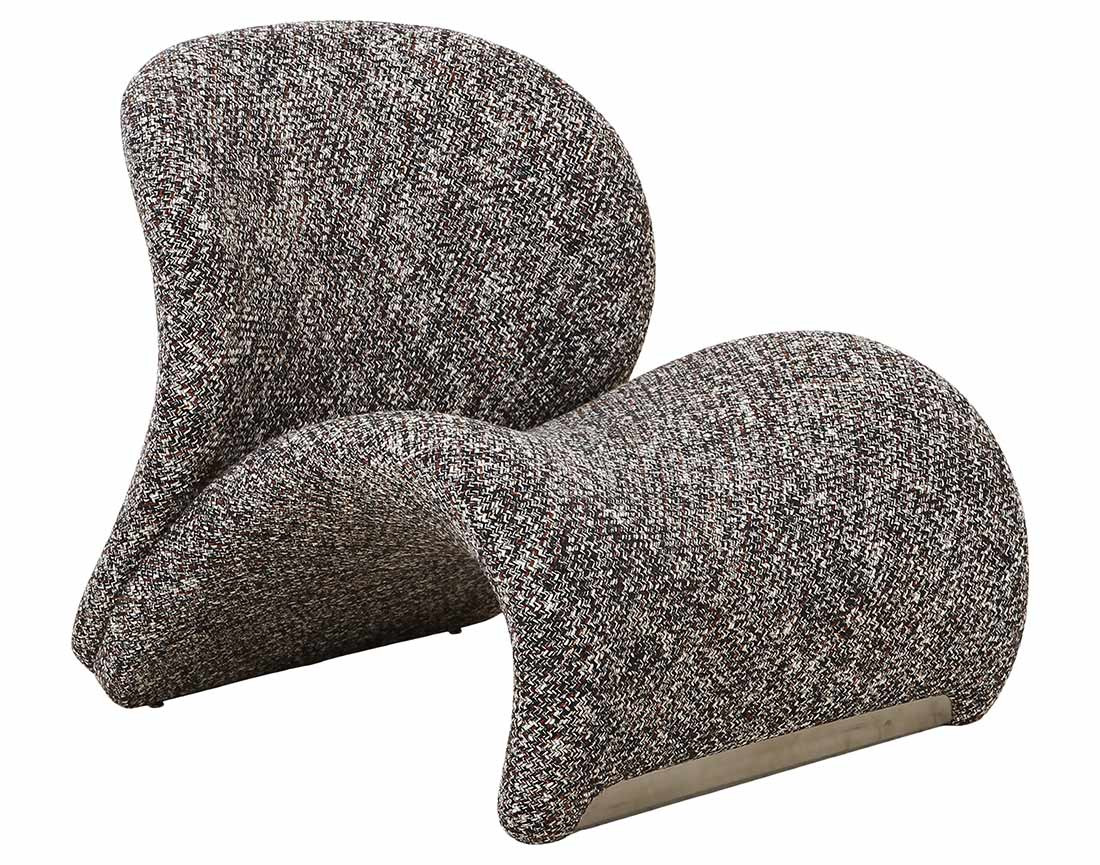 Fauteuil en tissu Mattia