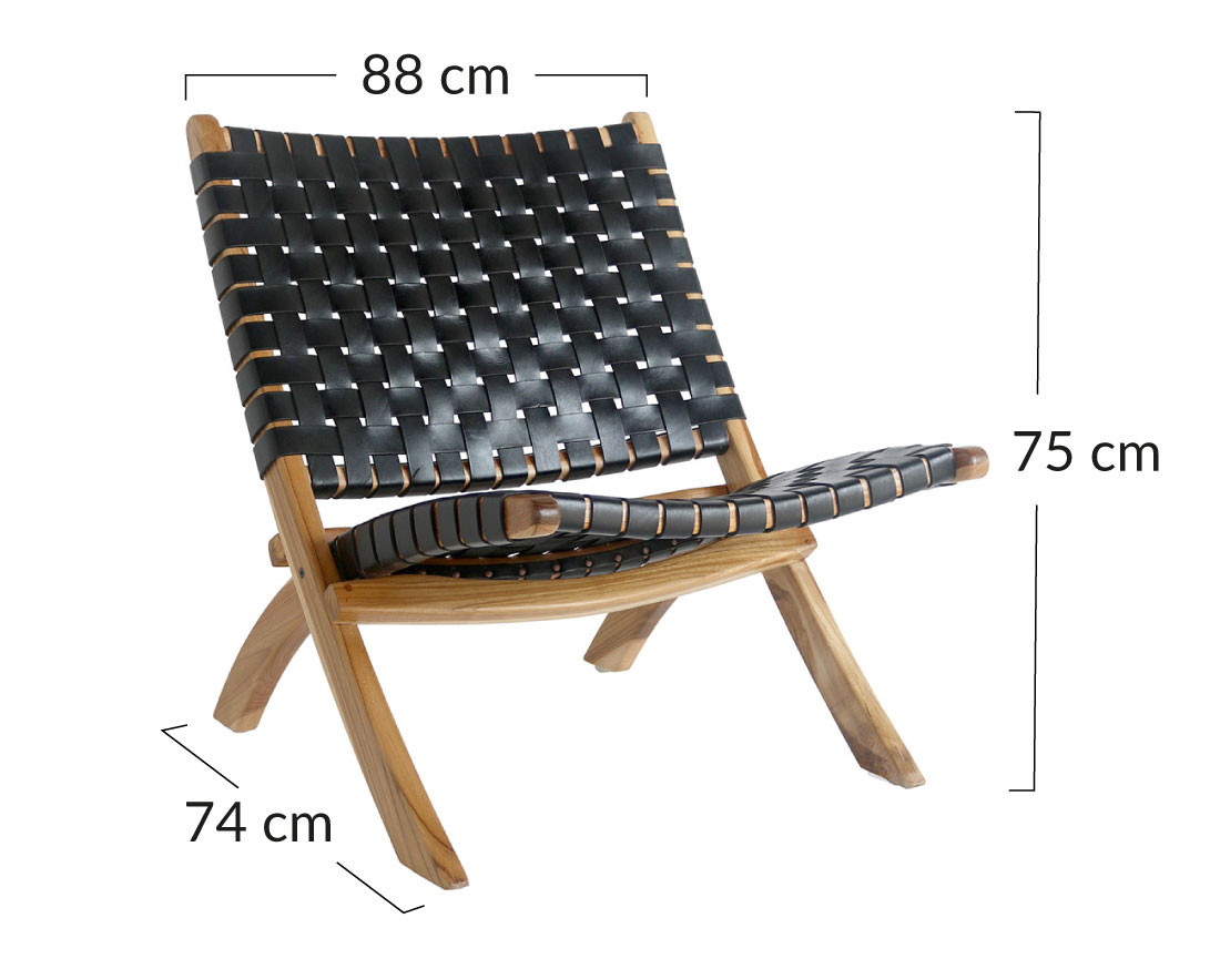 Fauteuil en simili Fernando