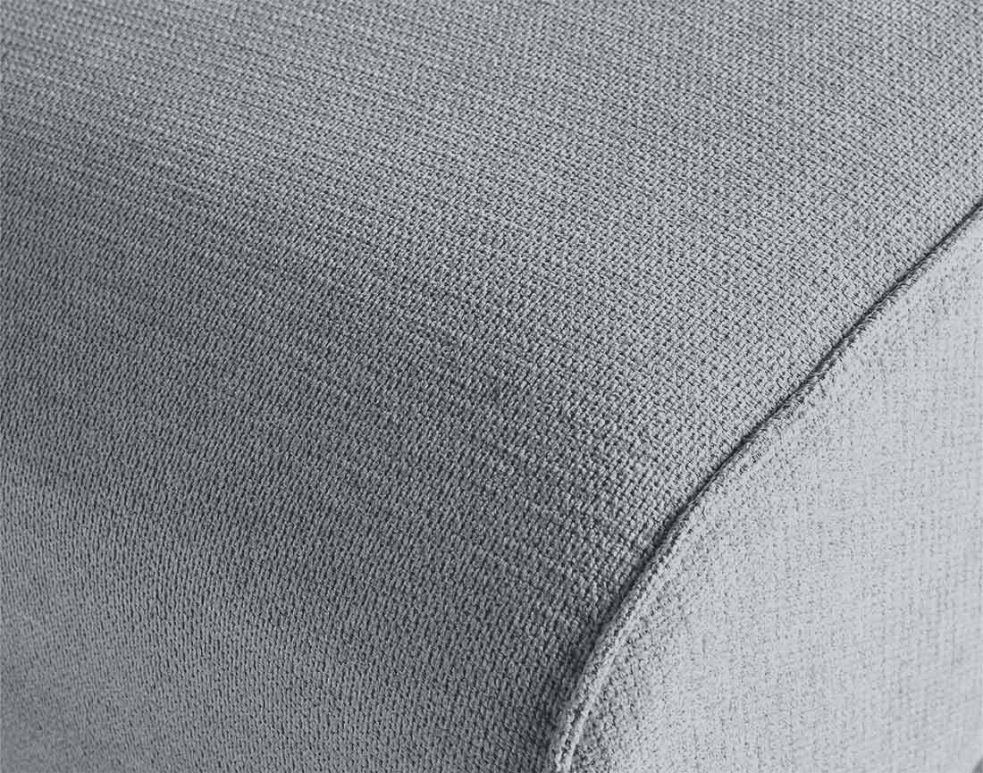 Module d'angle réversible en tissu texturé Suaro