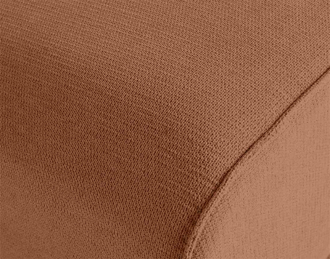 Module d'angle réversible en tissu texturé Suaro