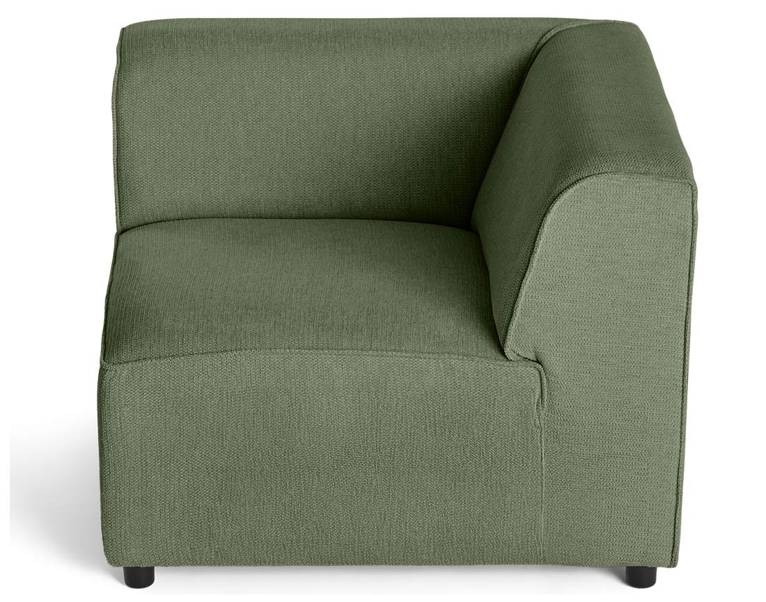 Module d'angle réversible en tissu texturé Suaro