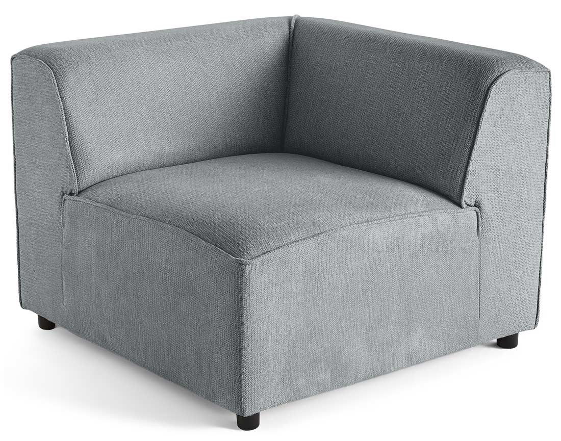 Module d'angle réversible en tissu texturé Suaro
