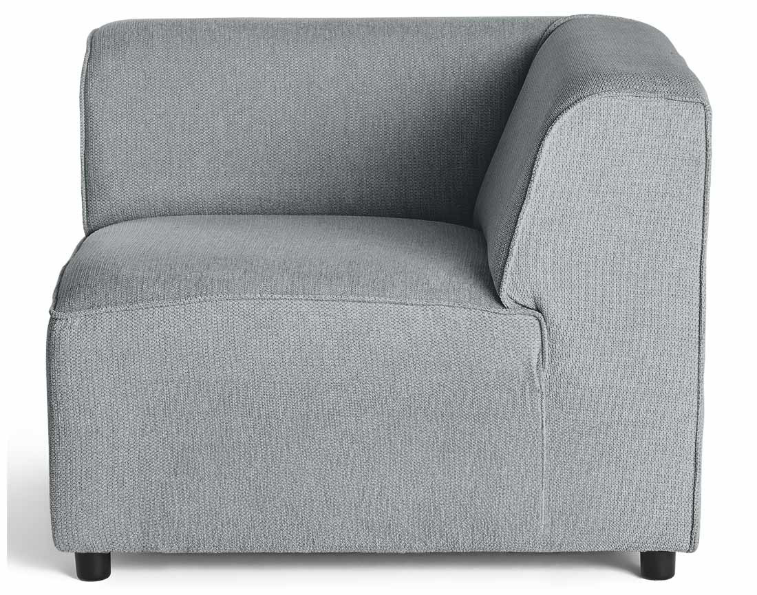 Module d'angle réversible en tissu texturé Suaro