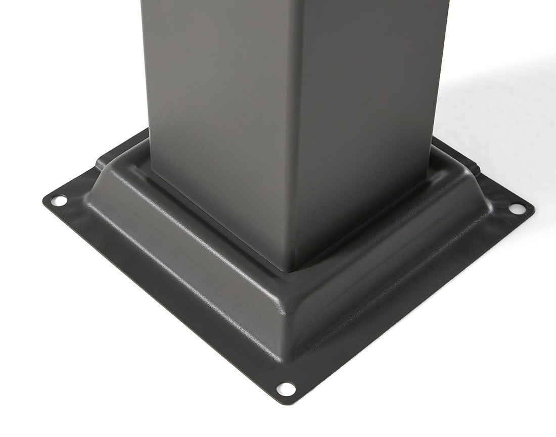 Pergola bioclimatique en aluminium 3x3m gris anthracite Cherry