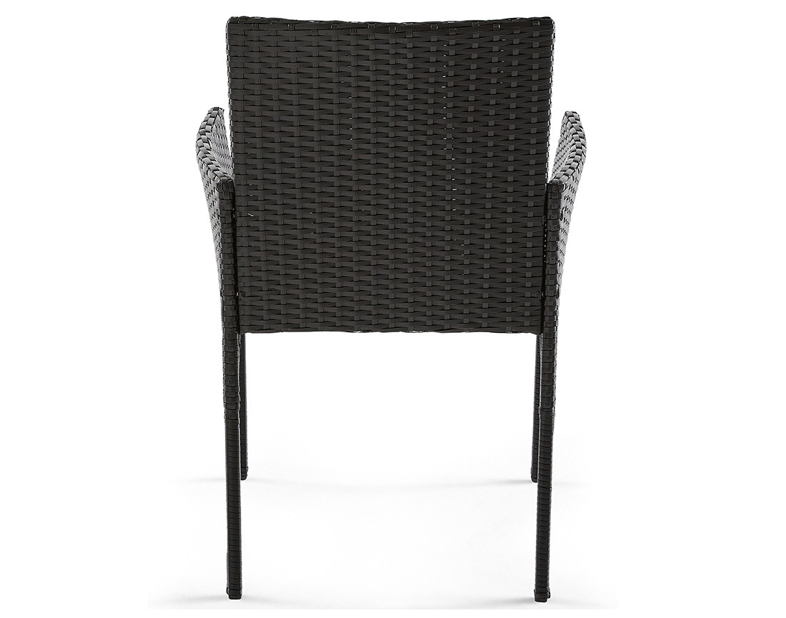 Salon bas de jardin 4 places en résine tressée Marbella