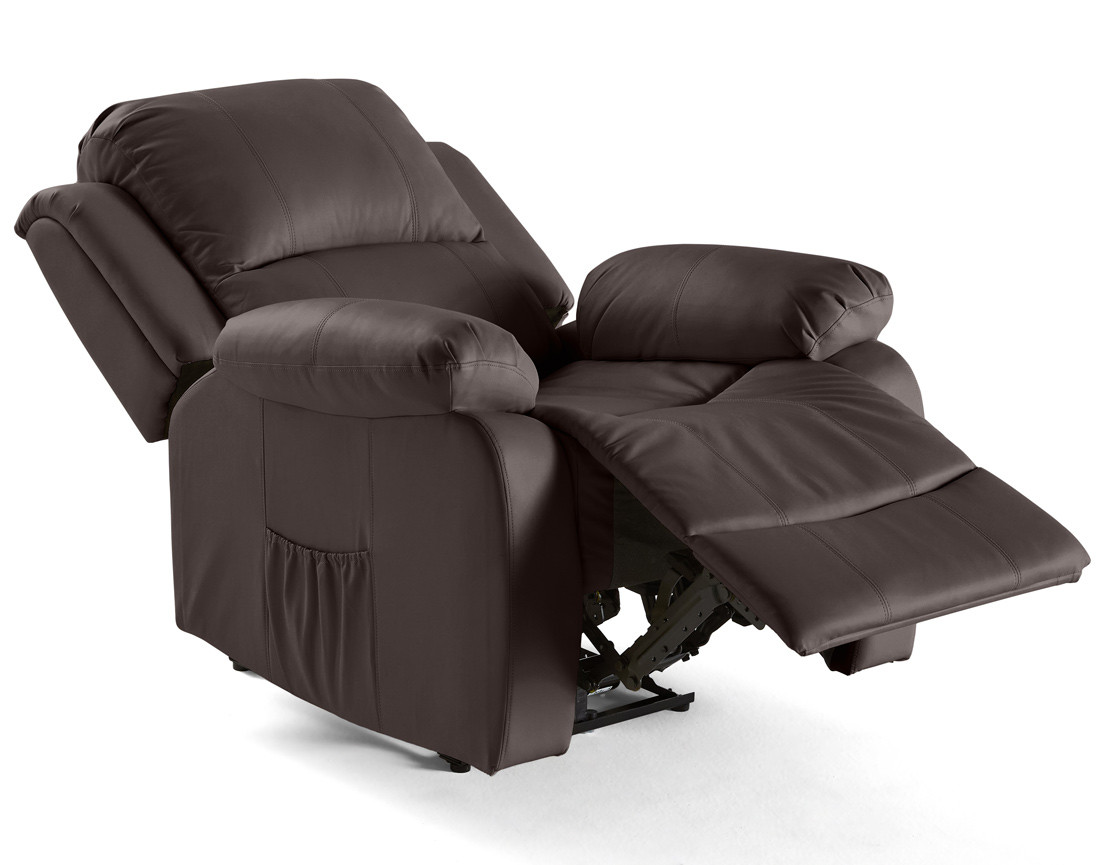 Fauteuil relax électrique en simili Armand