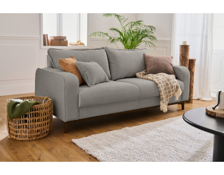 Canapé 3 places en velours côtelé Albane