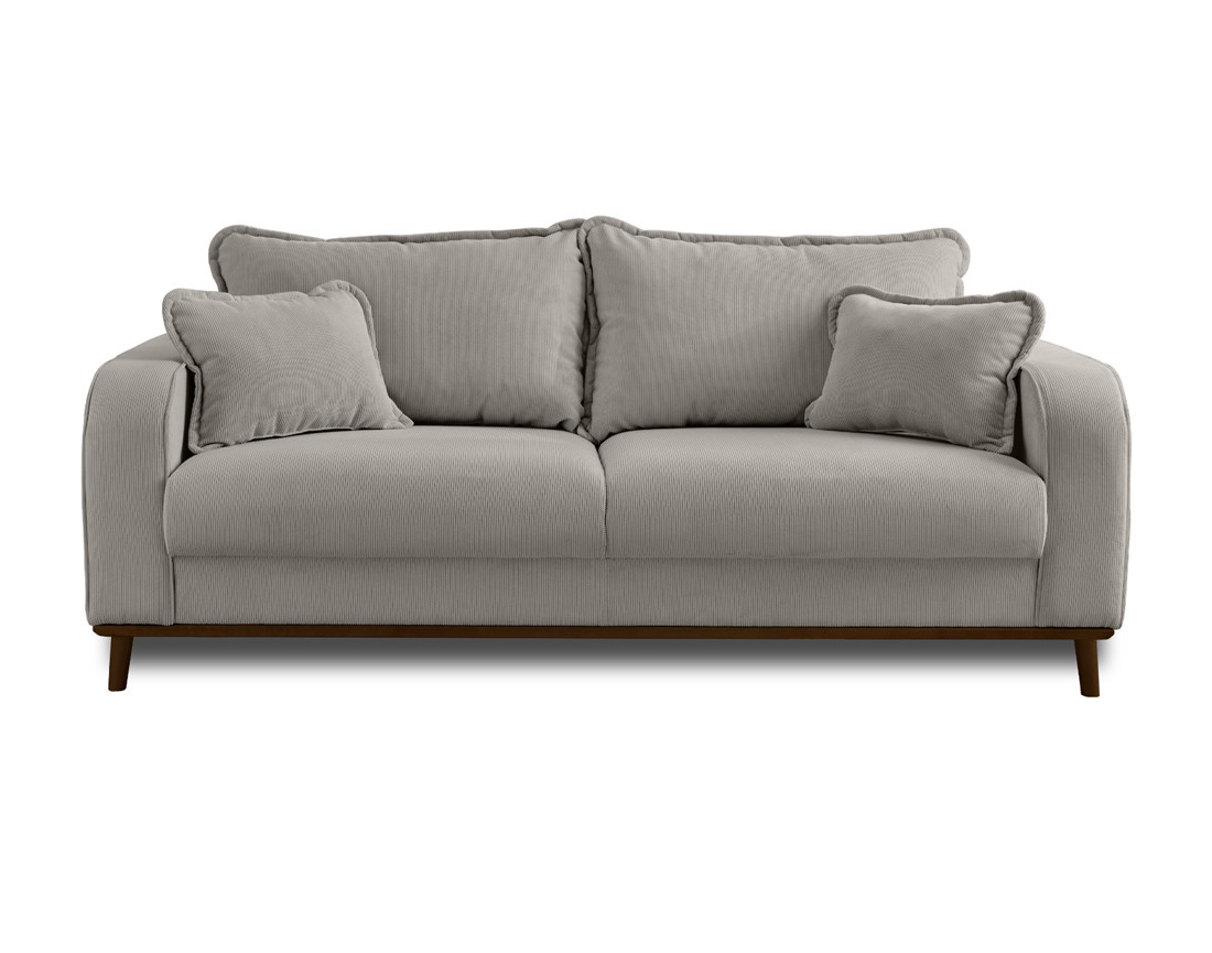 Canapé 3 places en velours côtelé Albane