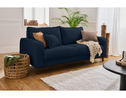 Canapé 3 places en velours côtelé Albane