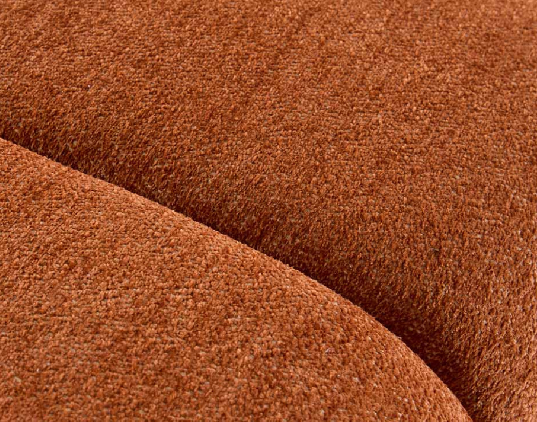 Canapé d'angle gauche 4 places en tissu texturé Curtis