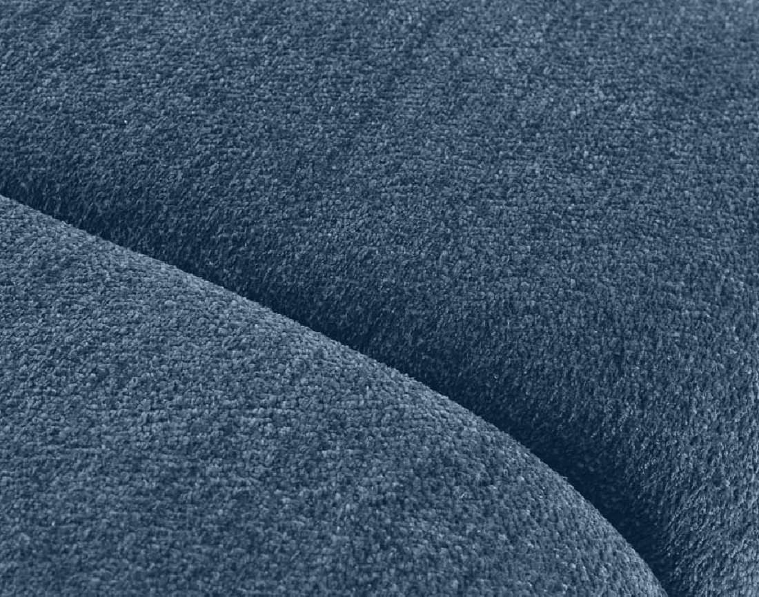 Canapé d'angle gauche 4 places en tissu texturé Curtis