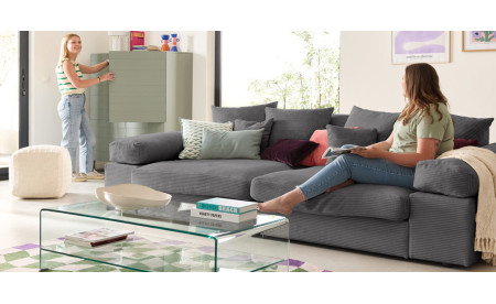                     Canapé gris pas cher | Best Mobilier
                 