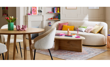                     Table à manger bois - ronde ou extensible | Best Mobilier
                 